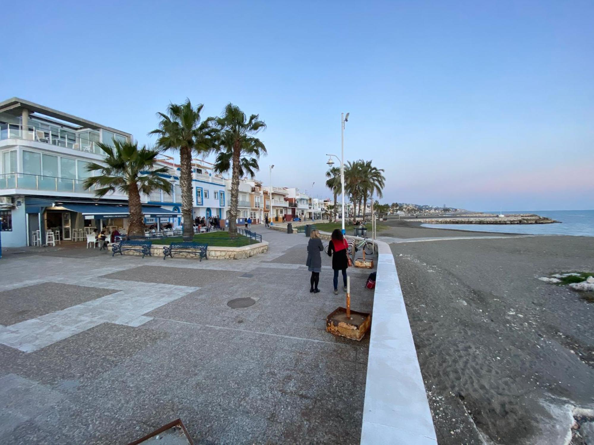 Beach Pedregalejo Málaga Exteriör bild