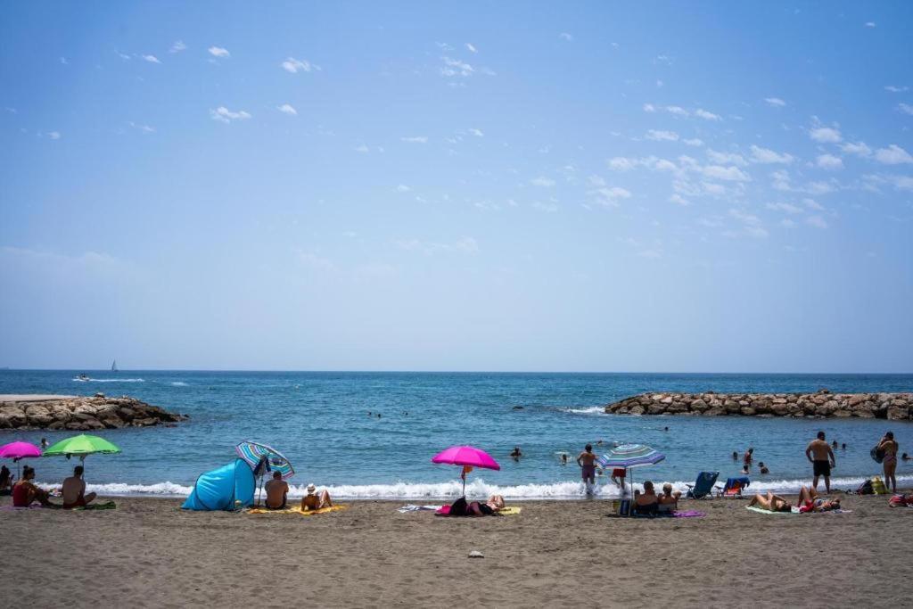 Beach Pedregalejo Málaga Exteriör bild